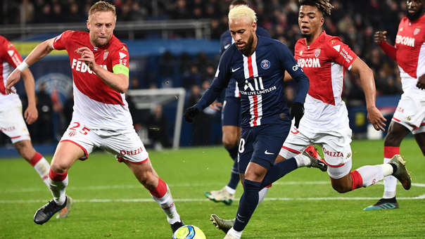 PSG defiende la Ligue 1 empatando con Mónaco