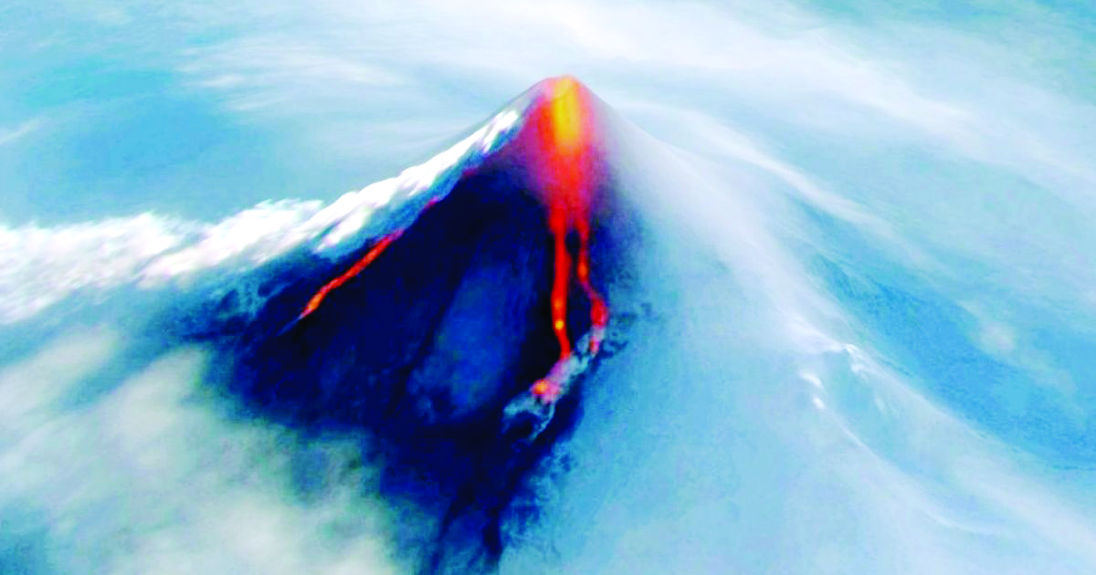 Erupción del volcán Shishaldin  de Alaska provoca ‘alerta roja’