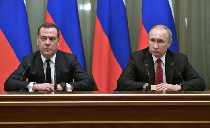 Renunció todo el gabinete de Vladimir Putin tras anuncio de reforma