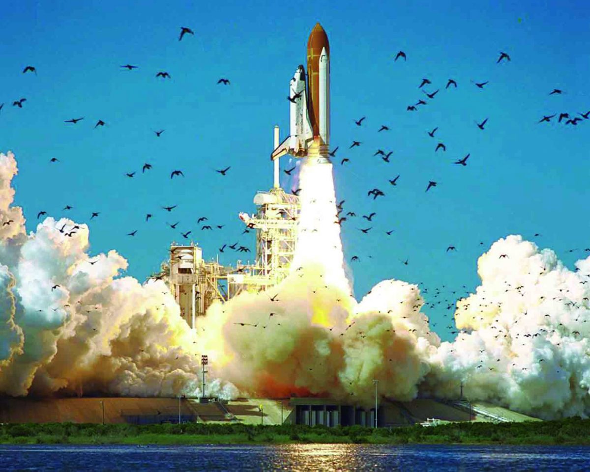 La explosión del transbordador Challenger