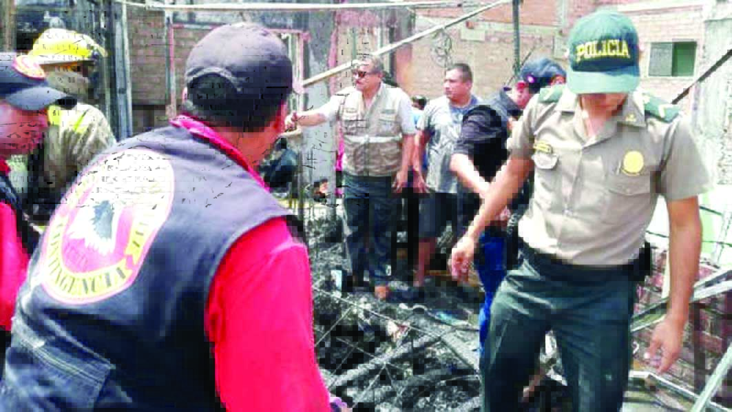 Dos menores murieron tras incendiarse su hogar en Lurín