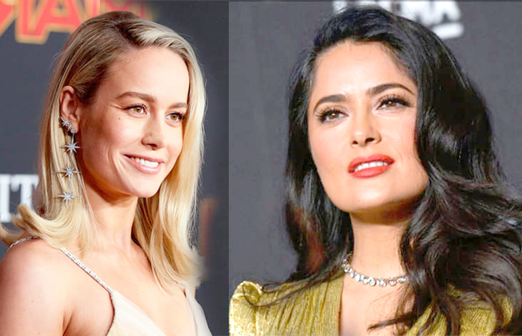 Salma Hayek y Brie Larson presentarán los Premios Oscar