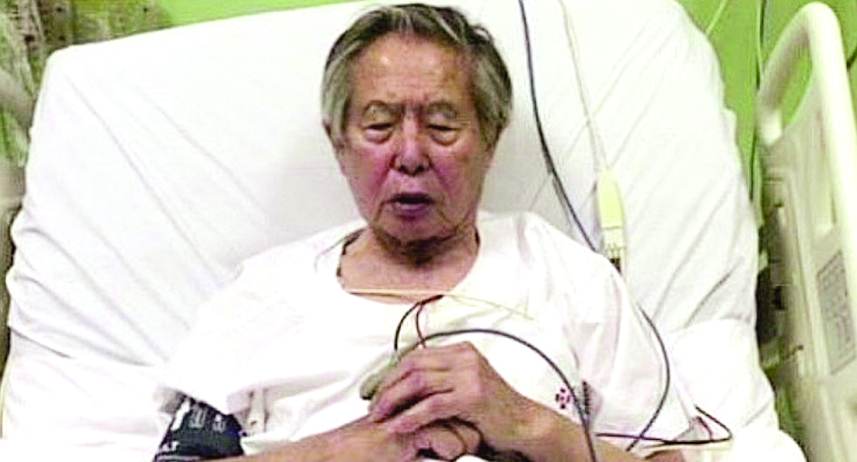 Internan a Alberto Fujimori por una parálisis facial