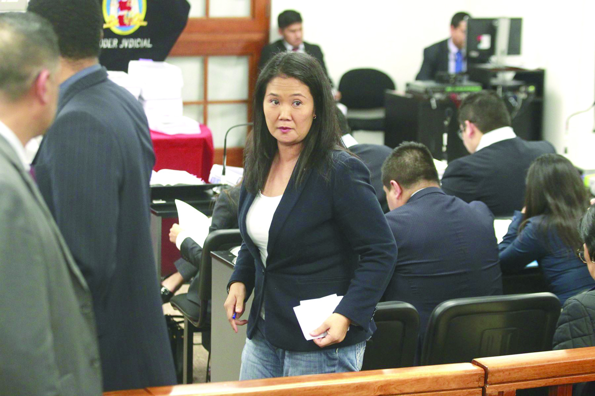 PJ admite a trámite apelación de Keiko Fujimori contra prisión
