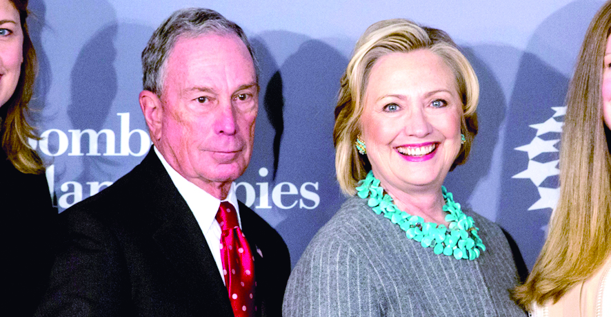 Bloomberg evalúa ofrecerl a Hillary la acompañe en  fórmula presidencial