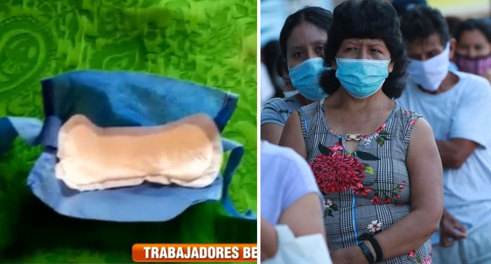 Médicos en Chiclayo utilizan toallas higiénicas como mascarillas.