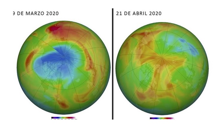 Gigantesco agujero de ozono en el Ártico se cerró