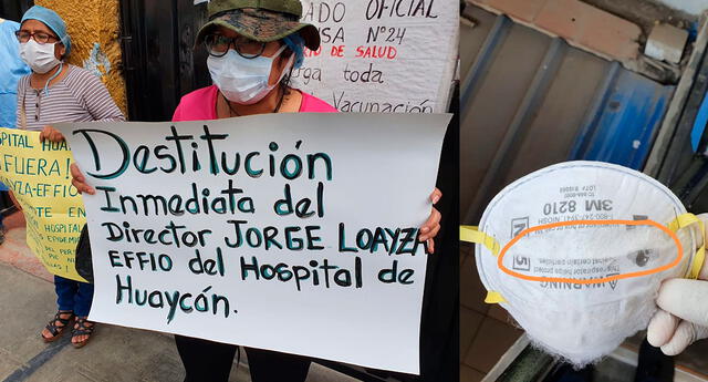 Denuncian compras sobrevaloradas de mascarillas en Hospital de Huaycán