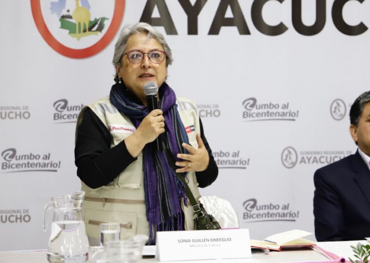 Sonia Guillén renuncia al Ministerio de Cultura