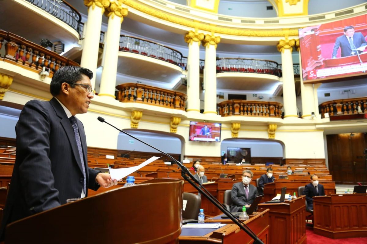 Pleno del Congreso otorgó voto de confianza a Gabinete Zeballos