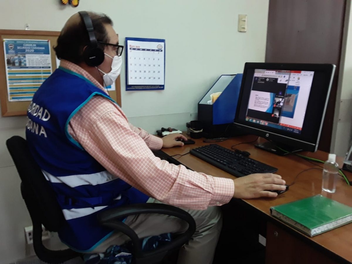 Municipalidad de Lima capacita virtualmente a serenos sobre patrullaje en tiempos de covid-19
