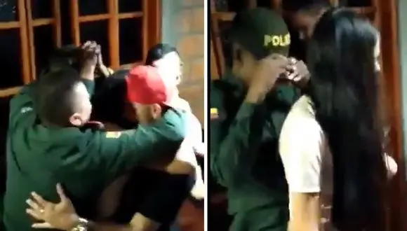 policía