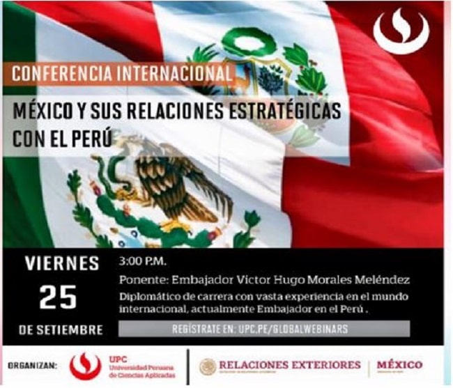 Conferencias virtuales de diplomáticos de Ecuador y México