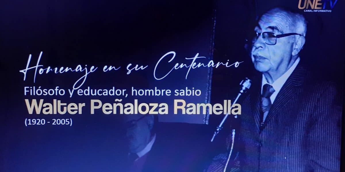 Universidad La Cantuta rinde homenaje a su fundador Walter Peñaloza