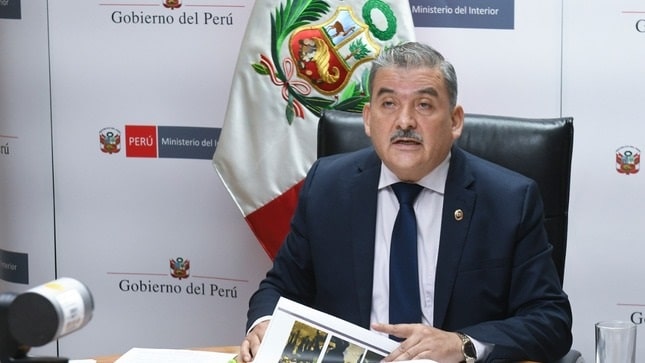 Cluber Aliaga renunció al cargo de ministro del Interior