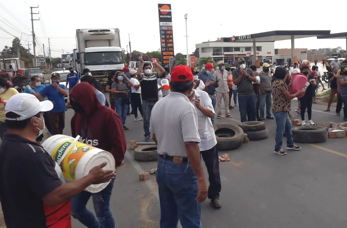 Lambayeque: protestas por agua contaminada con arsénico