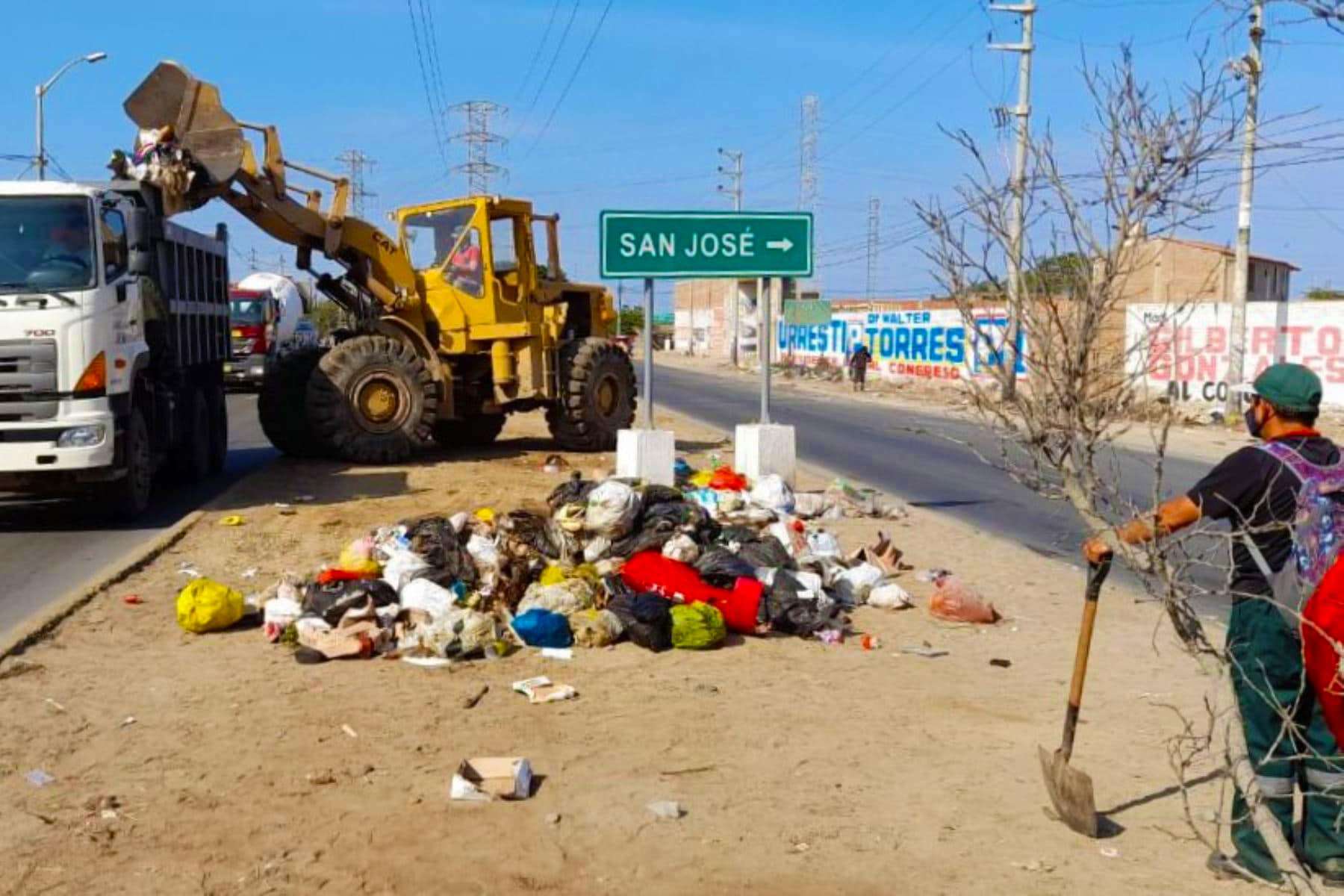 Lambayeque: En 5 días recolectan 2,250 toneladas de basura