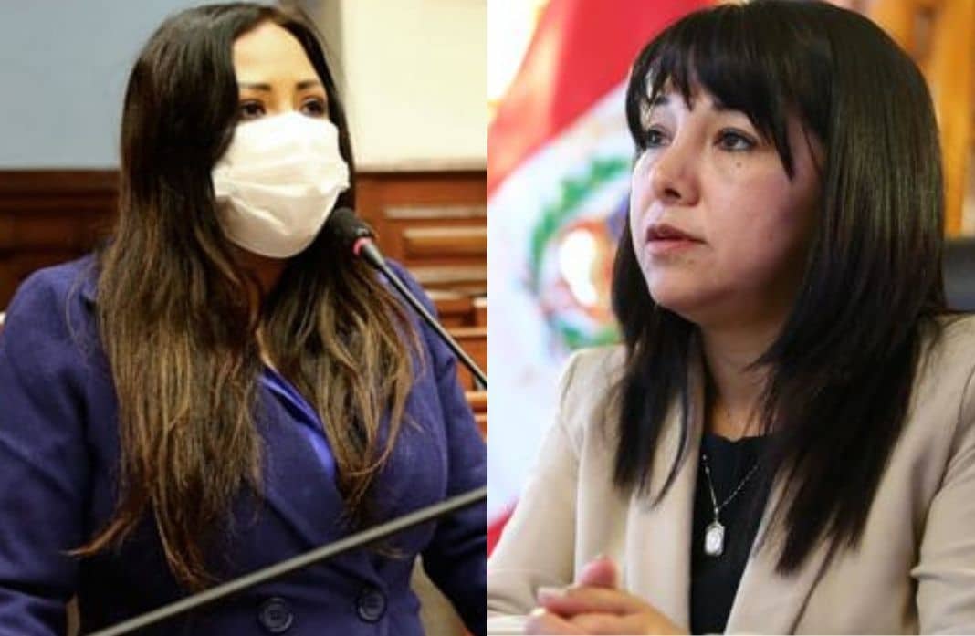 Cecilia García arremete contra Mirtha Vásquez durante el Pleno Mujer