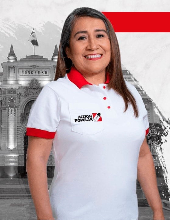 La candidata Marleny Portero López, del partido Acción Popular, arrasa con la preferencia del electorado de Lambayeque según encuestas y es favorita para ser elegida congresista en los comicios del 11 de abril.