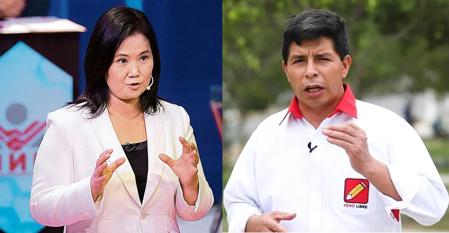 Pedro Castillo y Keiko Fujimori ratifican su pase a segunda vuelta - La ...
