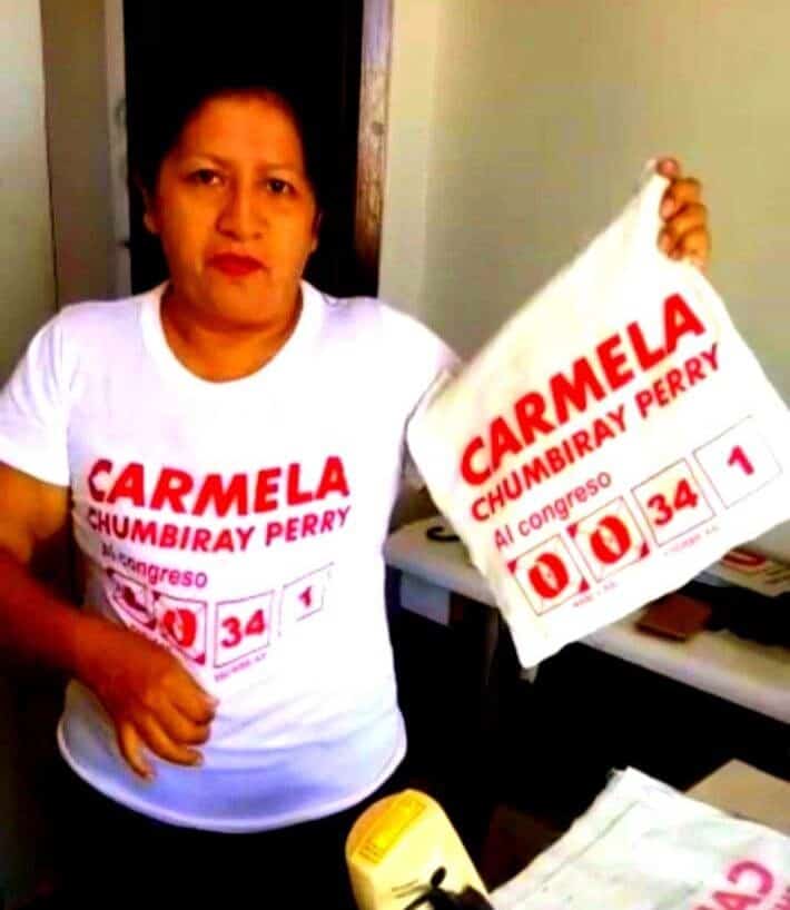 Carmela Chumbiray: Una mujer luchadora y defensora de la mujer maltratada y abandonada