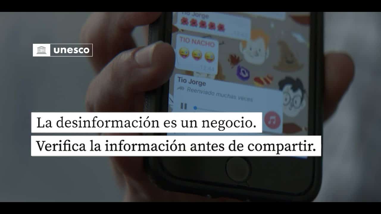 UNESCO Perú lanza video sobre la desinformación