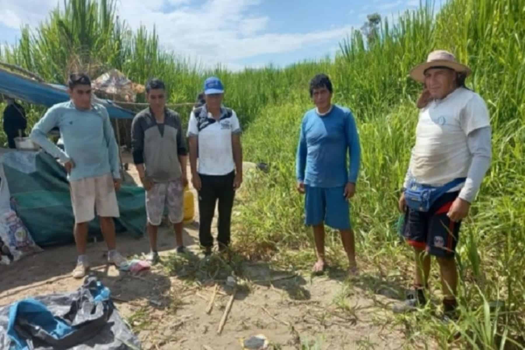San Martín: Policía intervino a cinco sujetos pertenecientes de una minería ilegal  