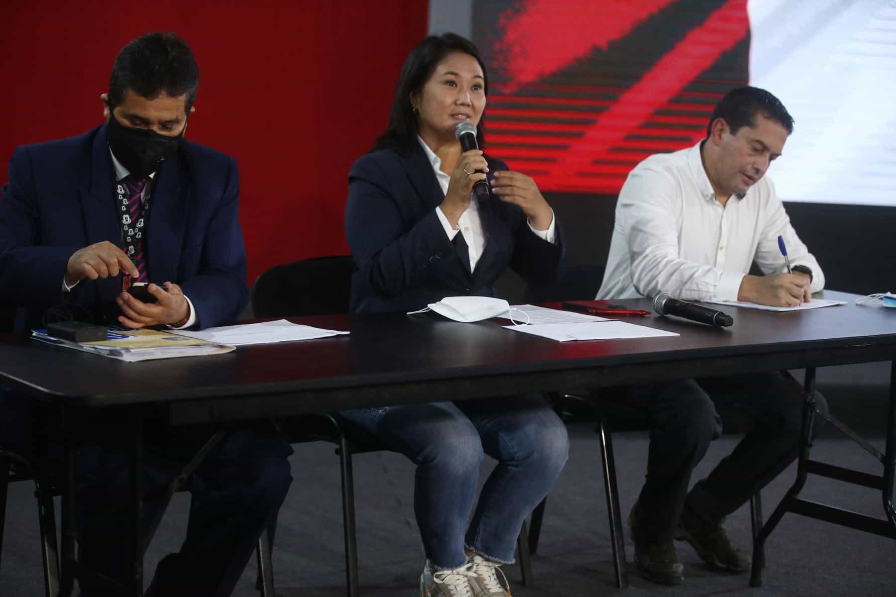 Keiko Fujimori presentará acciones de nulidad ante el JNE
