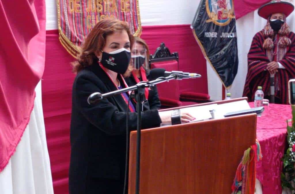 Presidenta del PJ inaugura módulo penal de protección y sanción de violencia