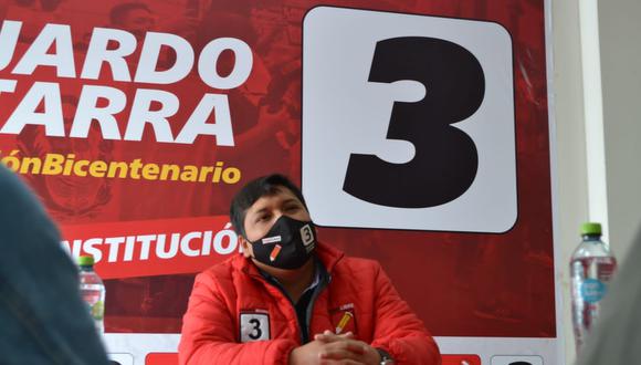 Dirigente de Perú Libre dio su declaración desde la clandestinidad