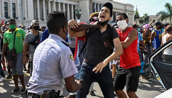 Traumática detención tras la protesta contra la dictadura en Cuba