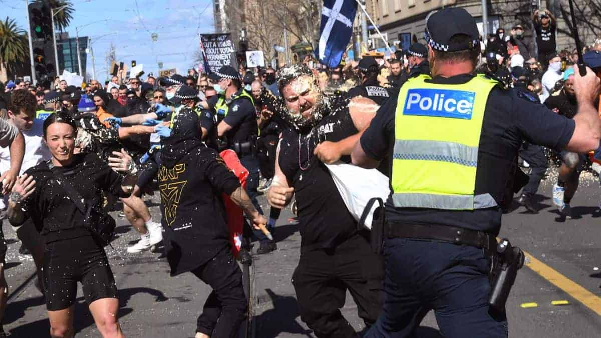 Australia: Marchas contra el confinamiento y cientos de detenidos