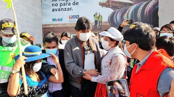Peruanos repudian visita  de Evo Morales a Arequipa