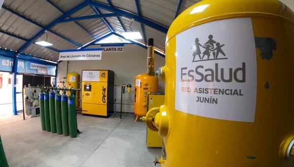 EsSalud: Se instalaron 2 plantas de oxígeno medicinal en Junín