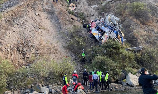 Un total de 29 fallecidos en accidente de bus en Matucana
