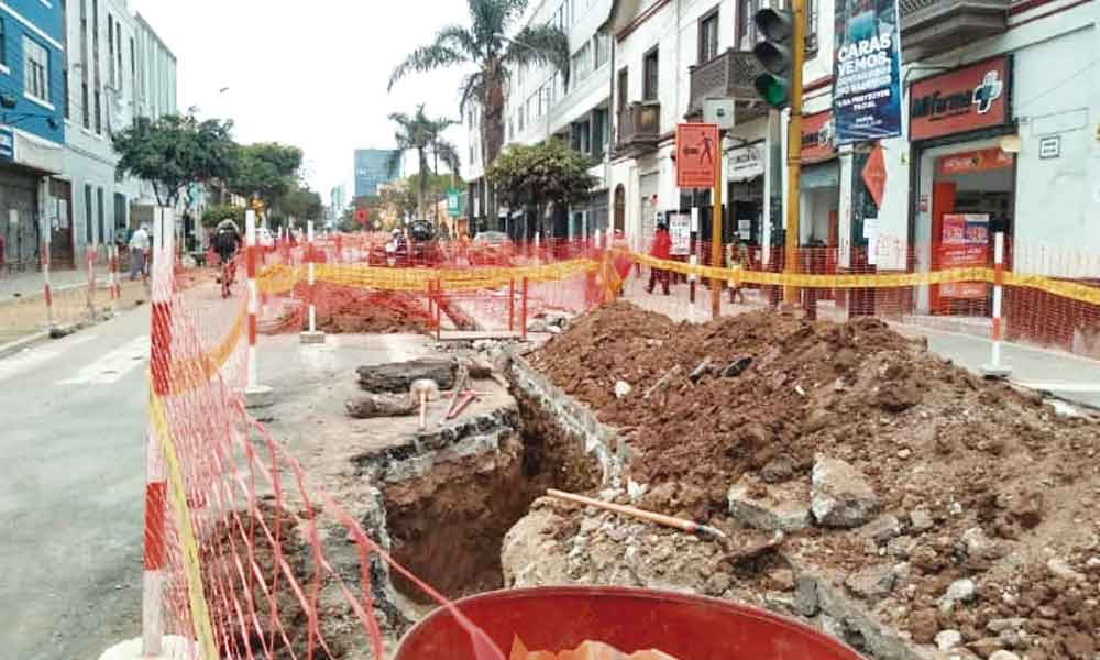 Barranco no avanza en ejecución de obras públicas