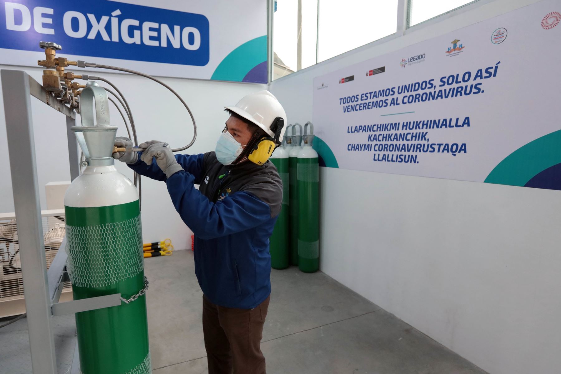 Se inaugura una nueva planta de oxígeno en Huancavelica