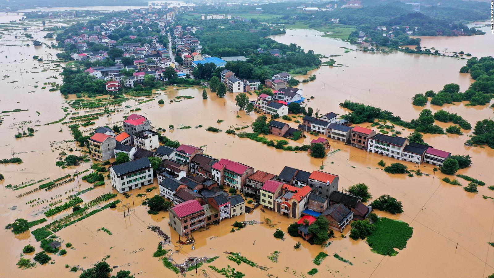 China: Inundaciones deja un millón de afectados y 15 muertos
