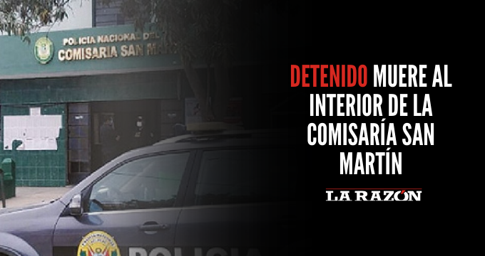 Detenido Muere Al Interior De La Comisaría San Martín La Razón 2922