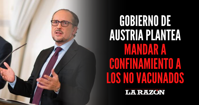 Gobierno de Austria plantea mandar a confinamiento a los no vacunados