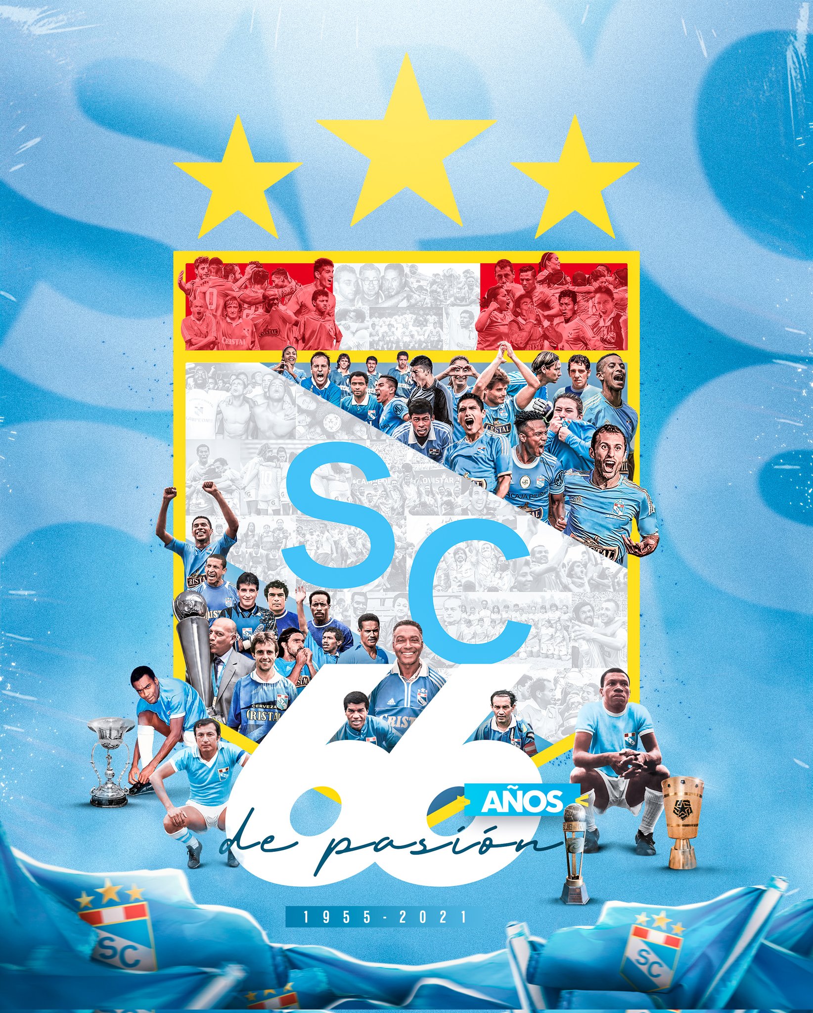 Raza celeste: Sporting Cristal celebra hoy su 66° aniversario
