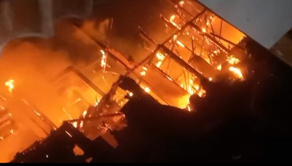 Dos menores murieron en un incendio de hotel en Máncora