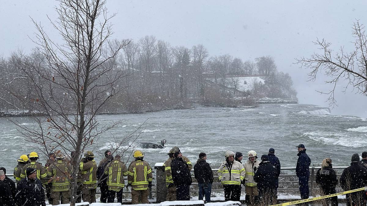 Mujer muere tras caer al río Niágara con su auto