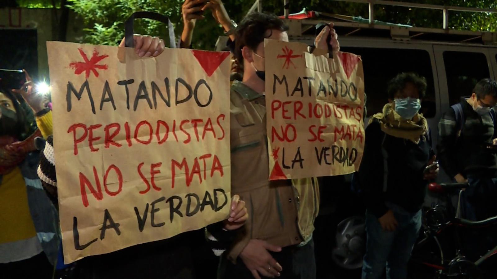 Protestas en México contra la violencia a los periodistas