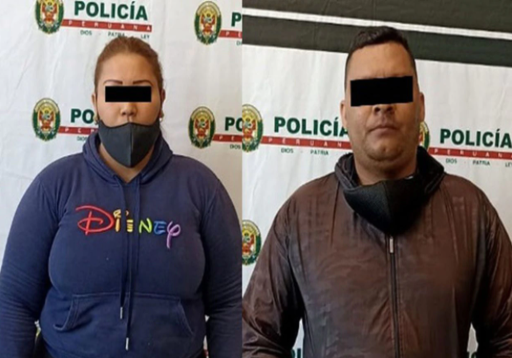 Trujillo: Capturan a pareja de extranjeros que extorsionaba a ambulante