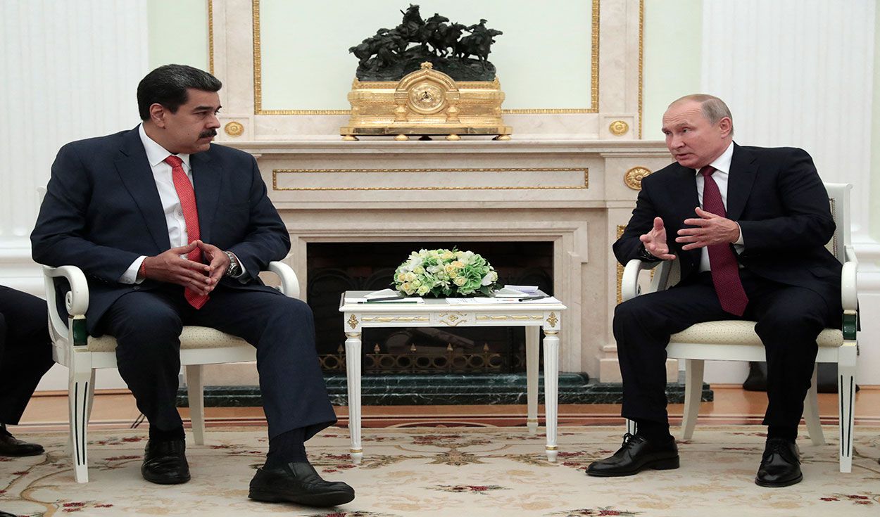 Putin expresa a Maduro «todo su apoyo en la defensa de la soberanía» de Venezuela