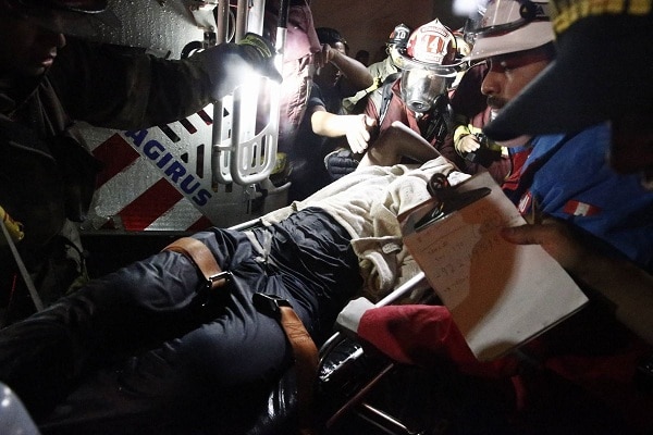 Sismo de 5.6° de magnitud produjo 9 heridos, uno grave
