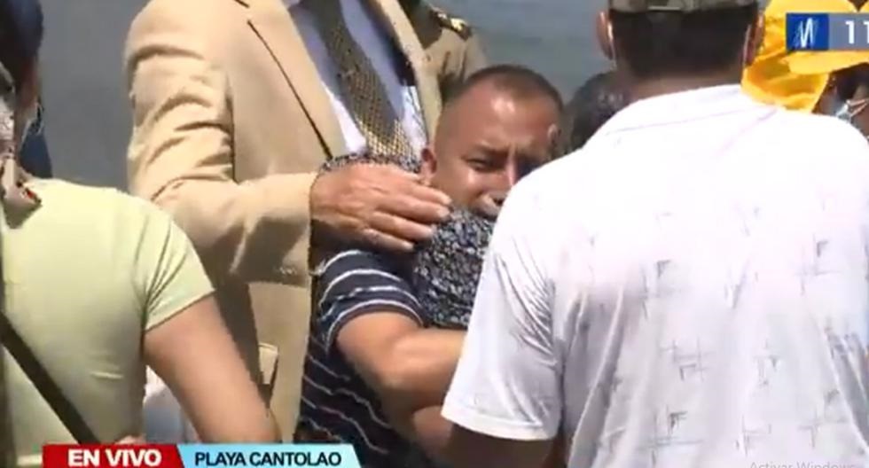 El joven padre había llegado a una playa del Callao con su familia. Sin embargo, fue llevado por la corriente cuando entró al mar.