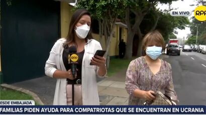 Peruanos buscan información sobre familiares en Embajada