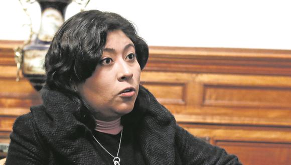 Betssy Chávez espera obtener el voto de confianza